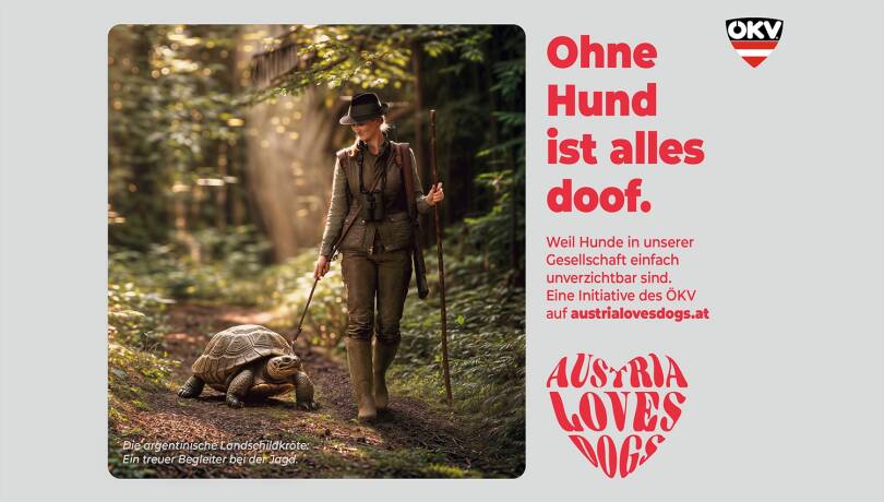 ÖKV-Kampagne "Ohne Hund ist alles doof" - © Österreichischer Kynologenverband