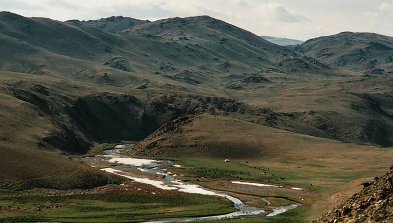 Monglische Landschaft mit Mongolischen Gazellen - © Rudolf Winkelmayer