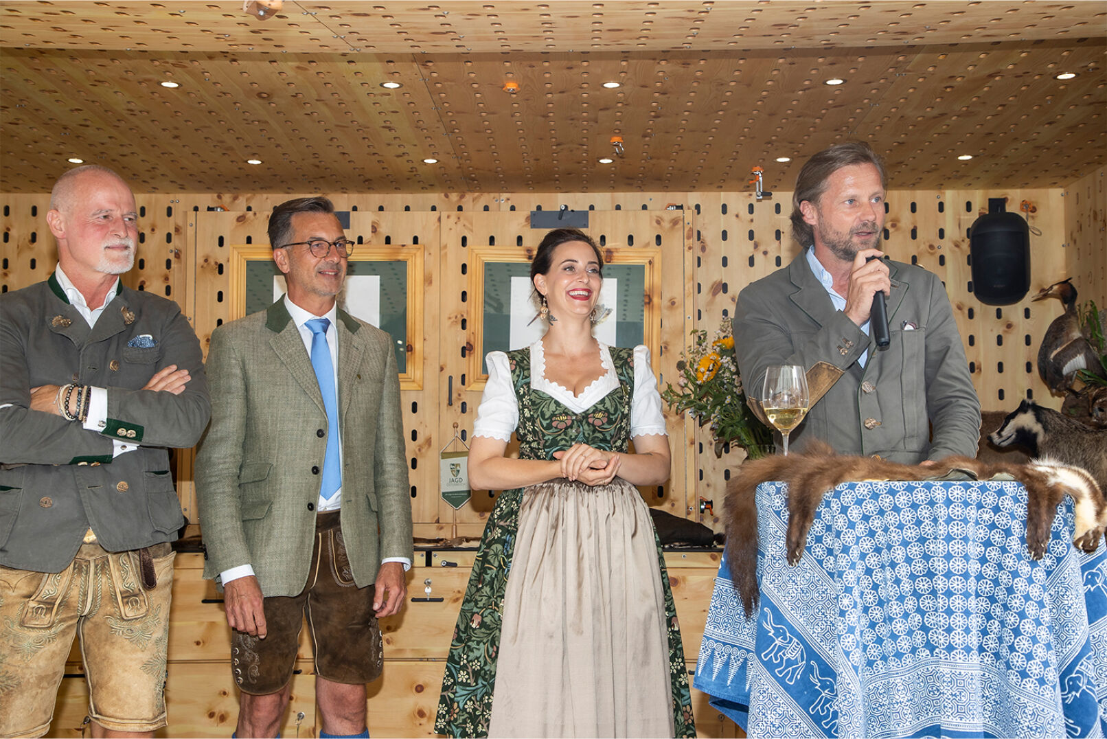 Präsentation der Jägerinnenjacke in Salzburg