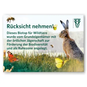 Schild „Wildäcker“