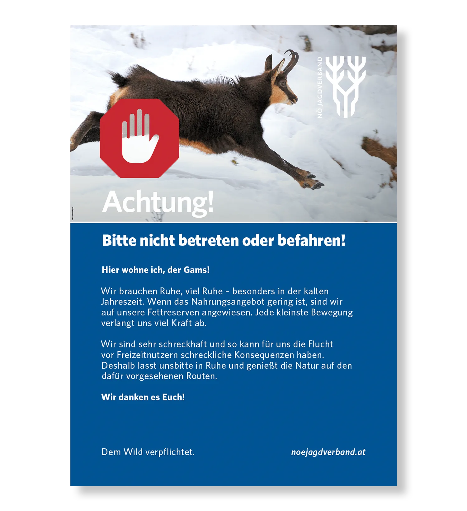 Schild "Gams"