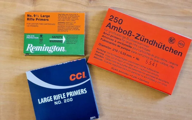 Zündhütchen für Wiederladen – Remington, CCI und Amboß-Zündhütchen für präzise Munition