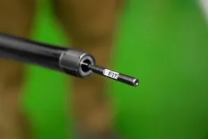 Prüflehre zur Messung des Laufdurchmessers bei der Waffenprüfung