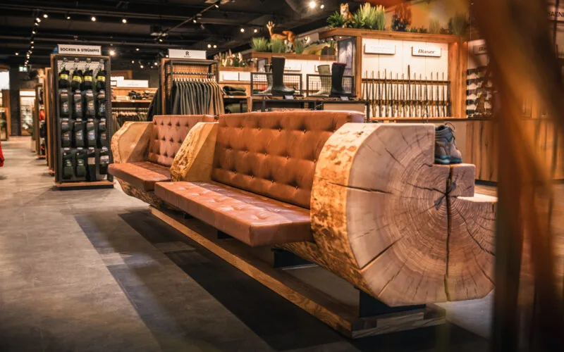 Flagshipstore von Frankonia in Rottendorf bei W&uuml;rzburg (Bayern).