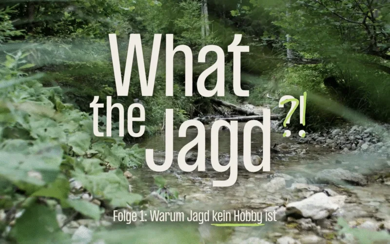 Neue Mini-Doku von Jagd &Ouml;sterreich mit dem Titel "What the Jagd?"
